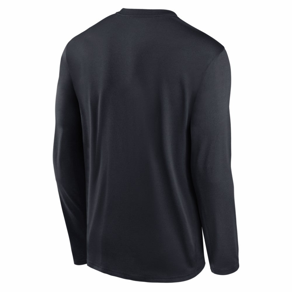 Cleveland Guardians Authentic Collection Legend Dri-FIT Long Sleeve T-Shirt - Black | Nike