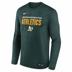 Athletics Authentic Collection Legend Dri-FIT Long Sleeve T-Shirt - Green | Nike