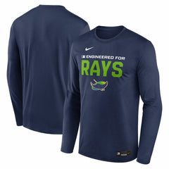 Tampa Bay Rays Authentic Collection Legend Dri-FIT Long Sleeve T-Shirt - Navy | Nike
