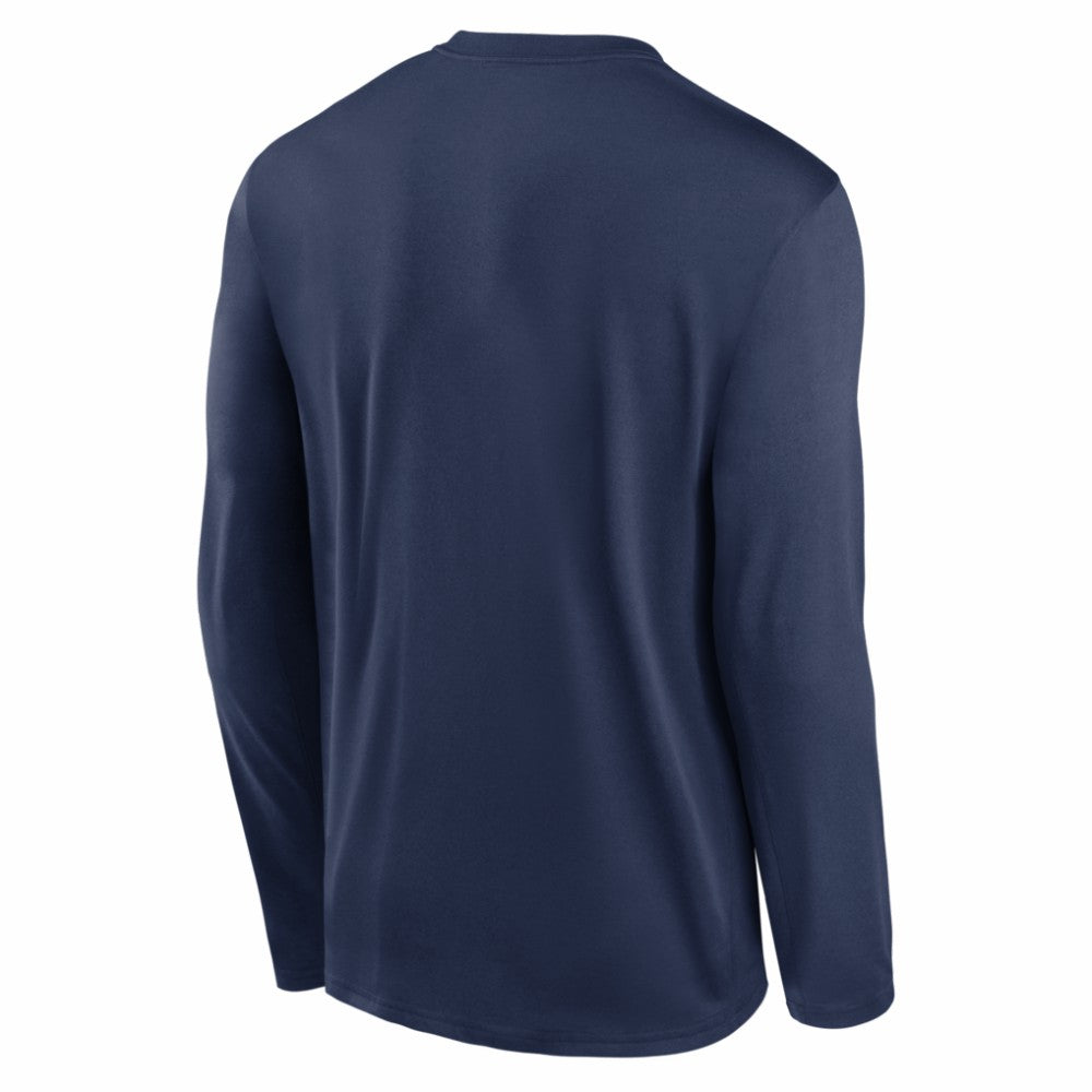 Milwaukee Brewers Authentic Collection Legend Dri-FIT Long Sleeve T-Shirt - Navy | Nike
