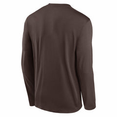 San Diego Padres Authentic Collection Legend Dri-FIT Long Sleeve T-Shirt - Brown | Nike