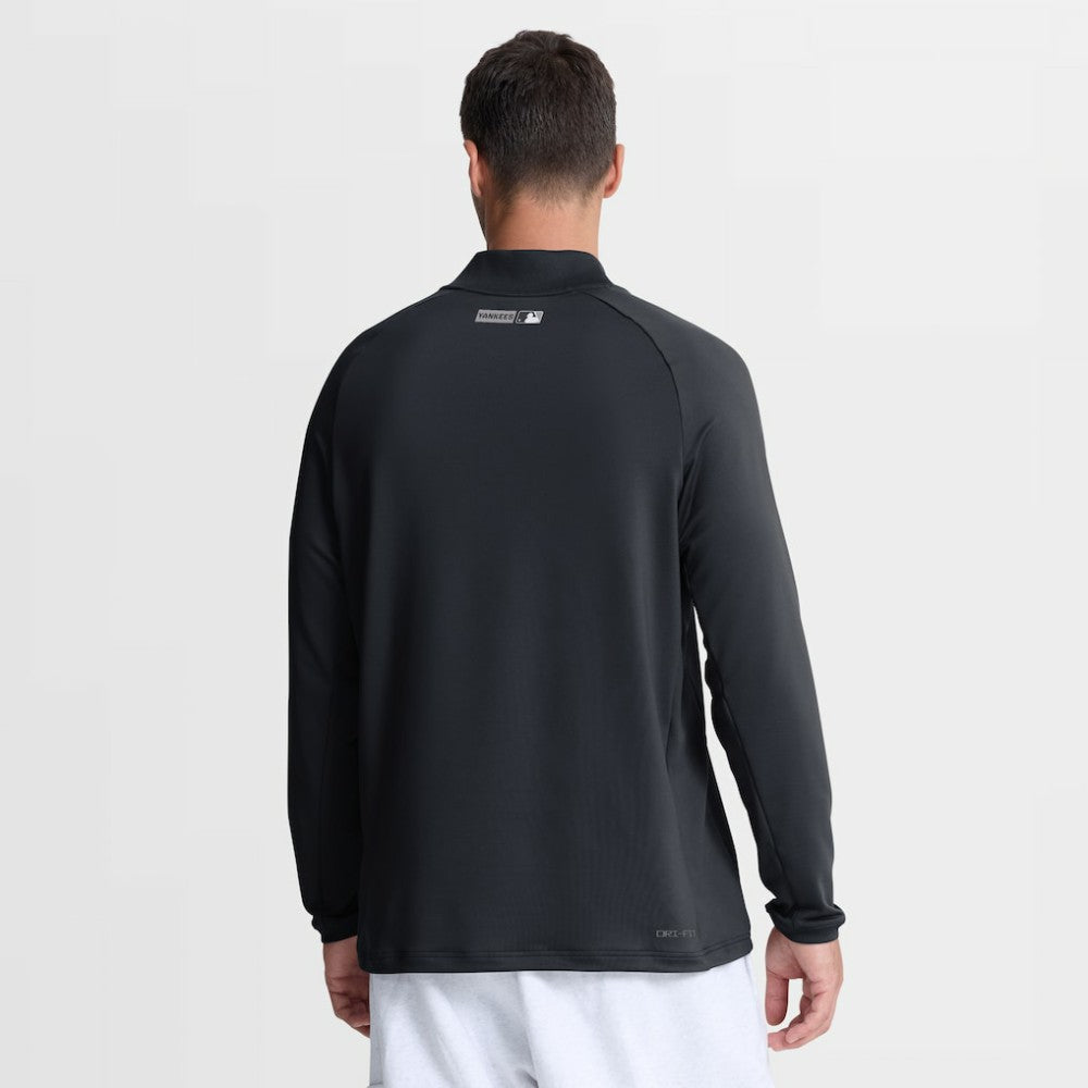 New York Yankees Authentic Collection Dri-FIT Raglan Half-Zip Pullover - Navy | Nike