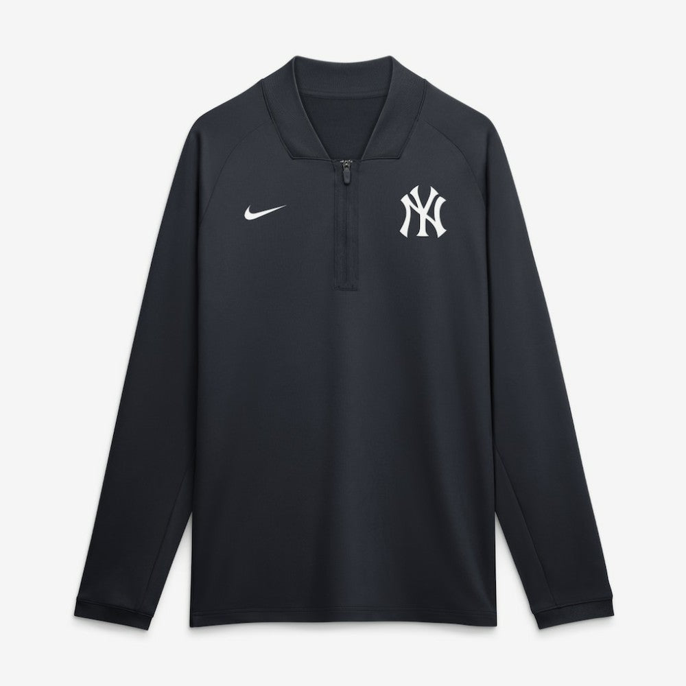 New York Yankees Authentic Collection Dri-FIT Raglan Half-Zip Pullover - Navy | Nike