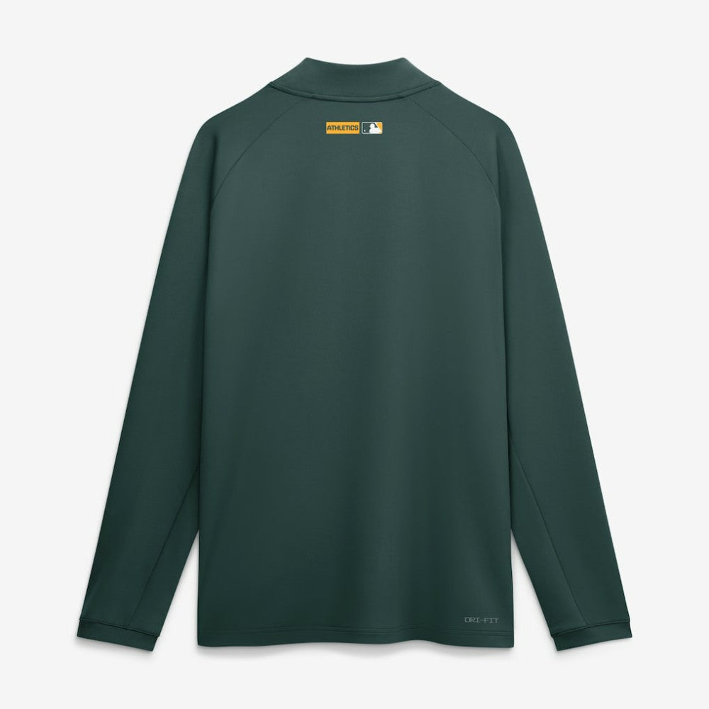 Athletics Authentic Collection Dri-FIT Raglan Half-Zip Pullover - Green | Nike