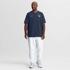 Milwaukee Brewers Authentic Collection Dri-FIT Quarter-Zip Windshirt - Navy | Nike