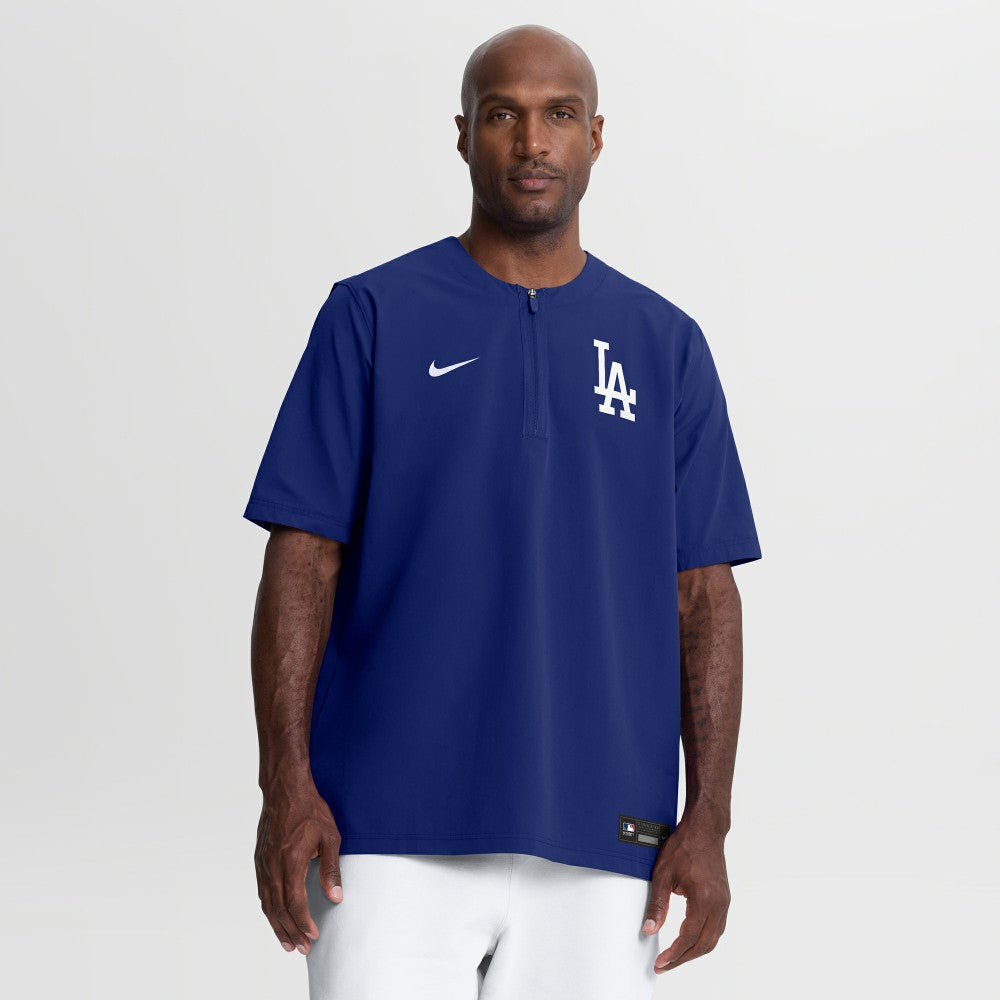 Los Angeles Dodgers Authentic Collection Dri-FIT Quarter-Zip Windshirt - Royal | Nike