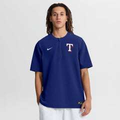 Texas Rangers Authentic Collection Dri-FIT Quarter-Zip Windshirt - Royal | Nike