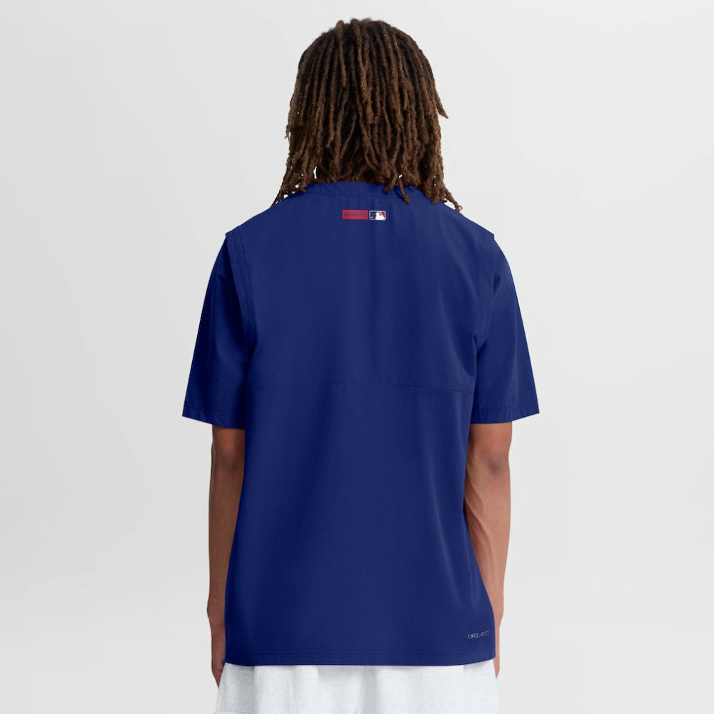 Texas Rangers Authentic Collection Dri-FIT Quarter-Zip Windshirt - Royal | Nike