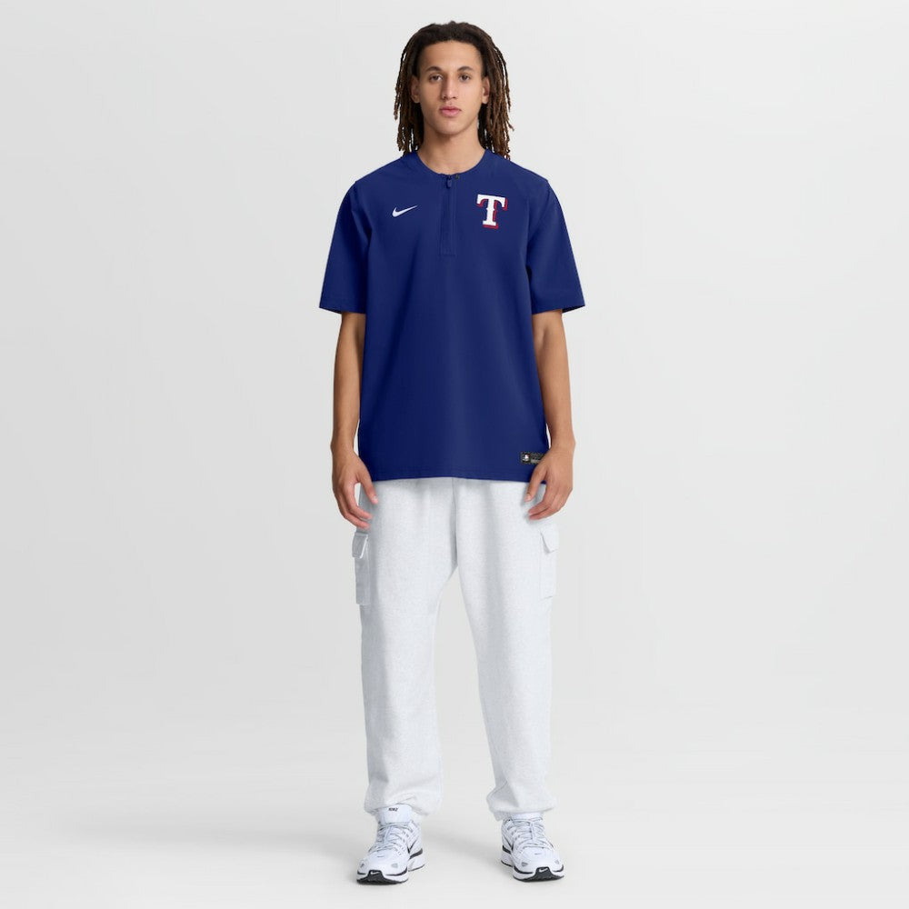 Texas Rangers Authentic Collection Dri-FIT Quarter-Zip Windshirt - Royal | Nike