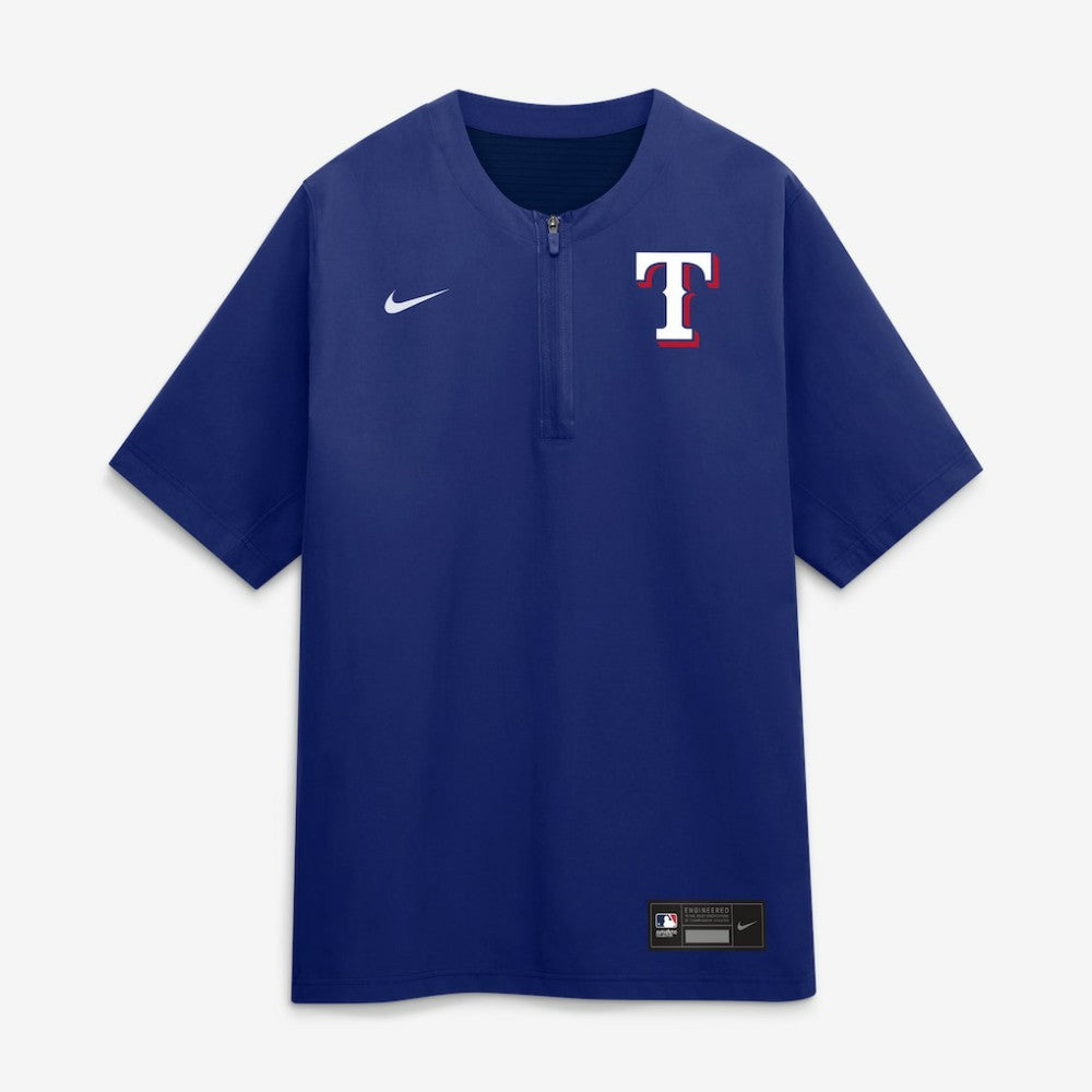 Texas Rangers Authentic Collection Dri-FIT Quarter-Zip Windshirt - Royal | Nike