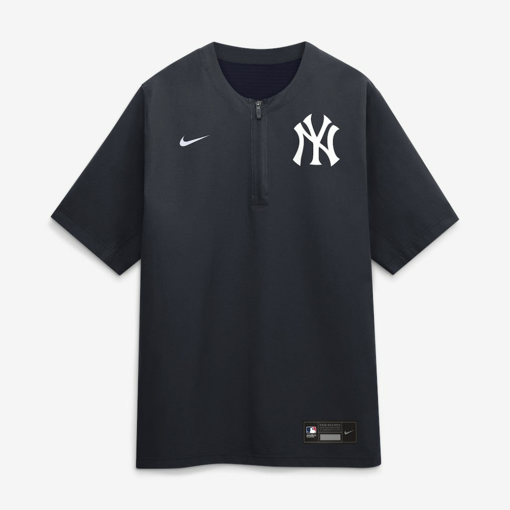 New York Yankees Authentic Collection Dri-FIT Quarter-Zip Windshirt - Navy | Nike