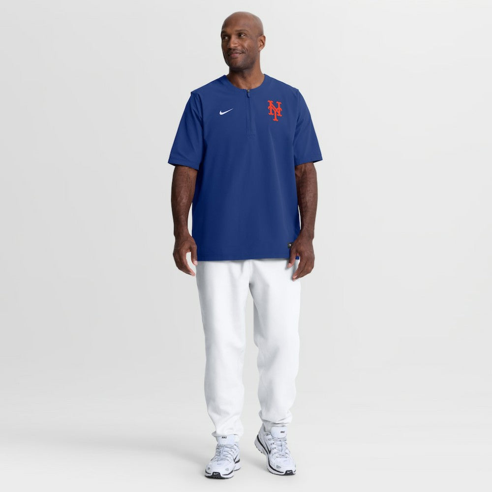 New York Mets Authentic Collection Dri-FIT Quarter-Zip Windshirt - Royal | Nike