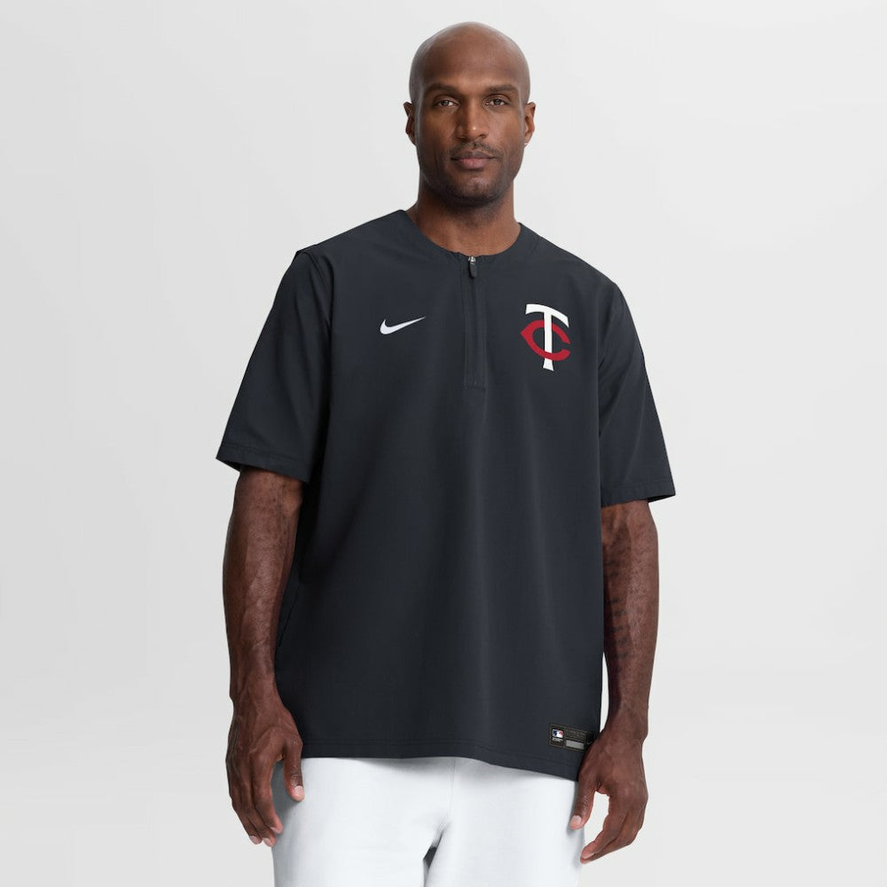 Minnesota Twins Authentic Collection Dri-FIT Quarter-Zip Windshirt - Navy | Nike