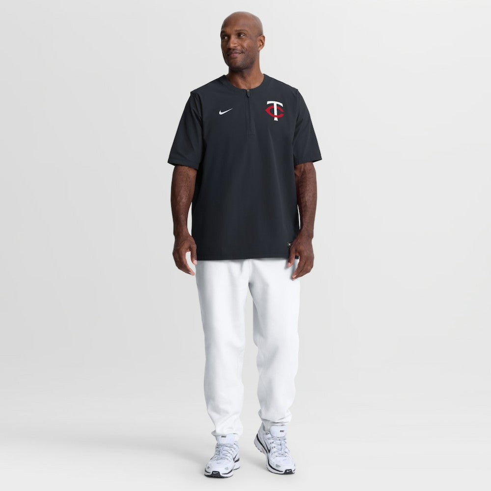 Minnesota Twins Authentic Collection Dri-FIT Quarter-Zip Windshirt - Navy | Nike