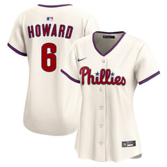 Ryan Howard Philadelphia Phillies Women's Alternate 2 Limited Jersey - Cream | Nike