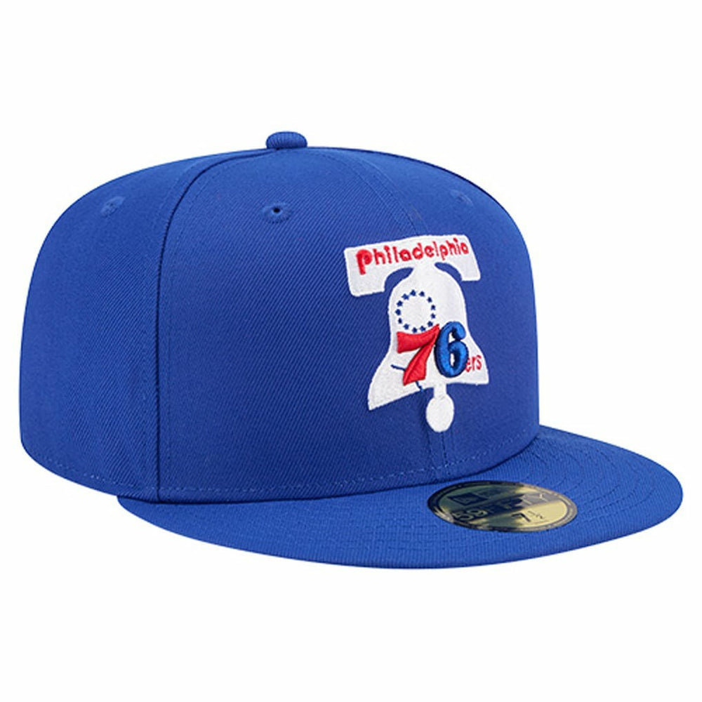 Philadelphia 76ers Core Logo 59FIFTY Fitted Hat - Royal | New Era shop