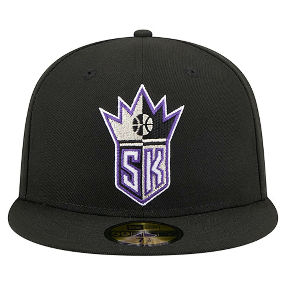 Sacramento Kings Core Logo 59FIFTY Fitted Hat - Black | New Era cheap