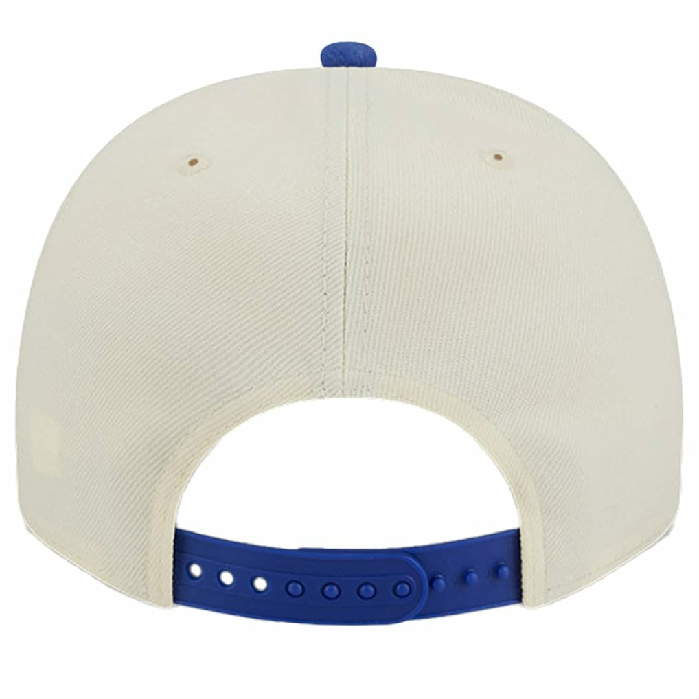 Philadelphia 76ers Illustrated Mascot 2-Toned Pre-Curved A-Frame 9FIFTY Adjustable Hat - Cream | New Era discount