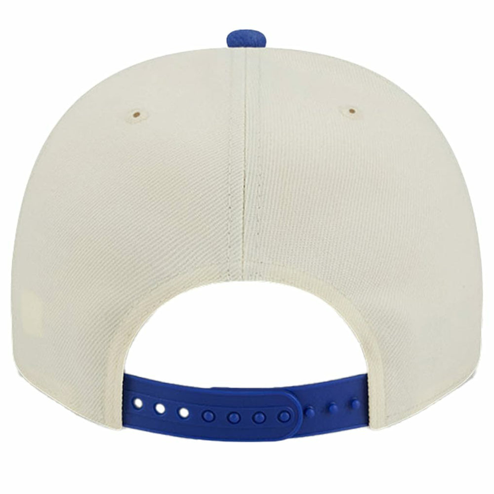 Philadelphia 76ers Illustrated Mascot 2-Toned Pre-Curved A-Frame 9FIFTY Adjustable Hat - Cream | New Era discount