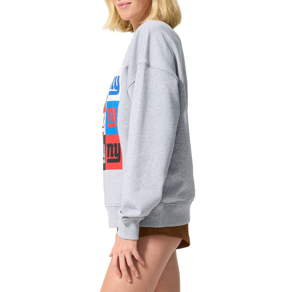 NFL New York Giants Terez Women's Technicolor Oversized Sweatshirt