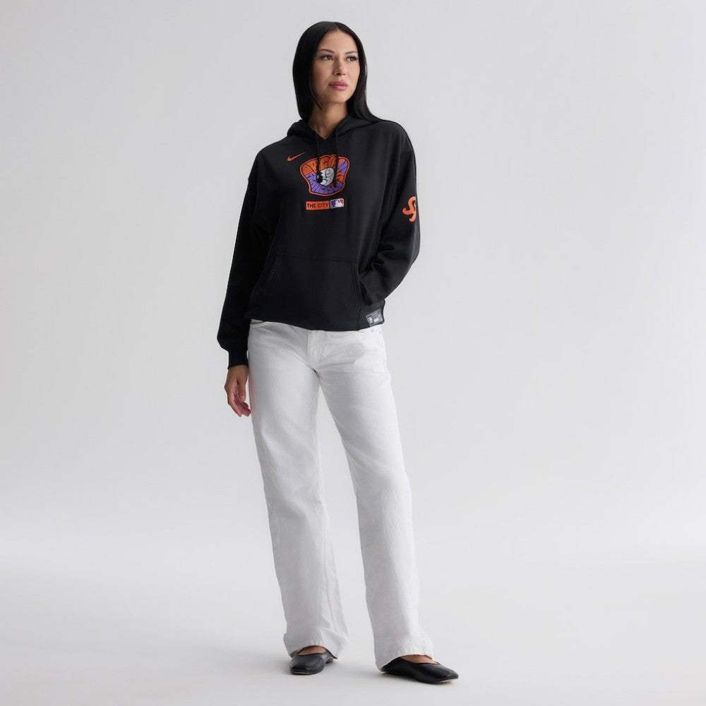 San Francisco Giants Women's Authentic Collection City Connect Therma Hoodie - Black | Nike
