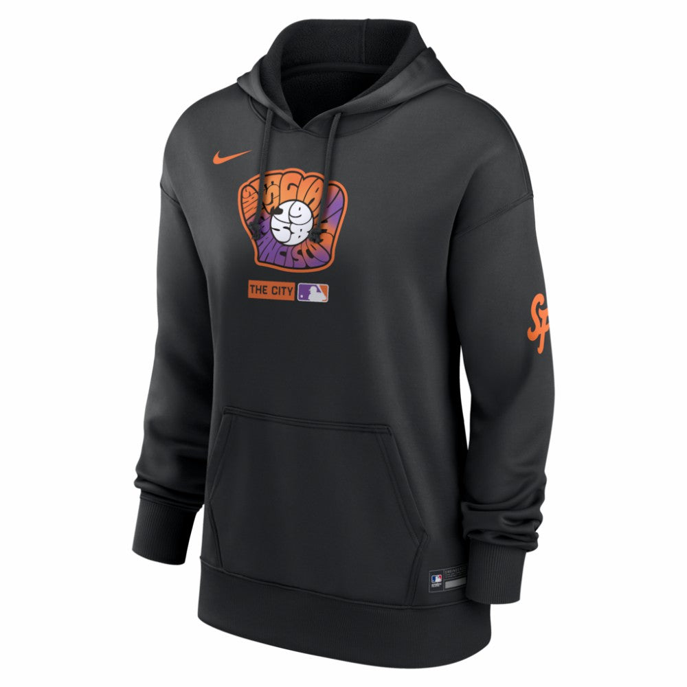 San Francisco Giants Women's Authentic Collection City Connect Therma Hoodie - Black | Nike