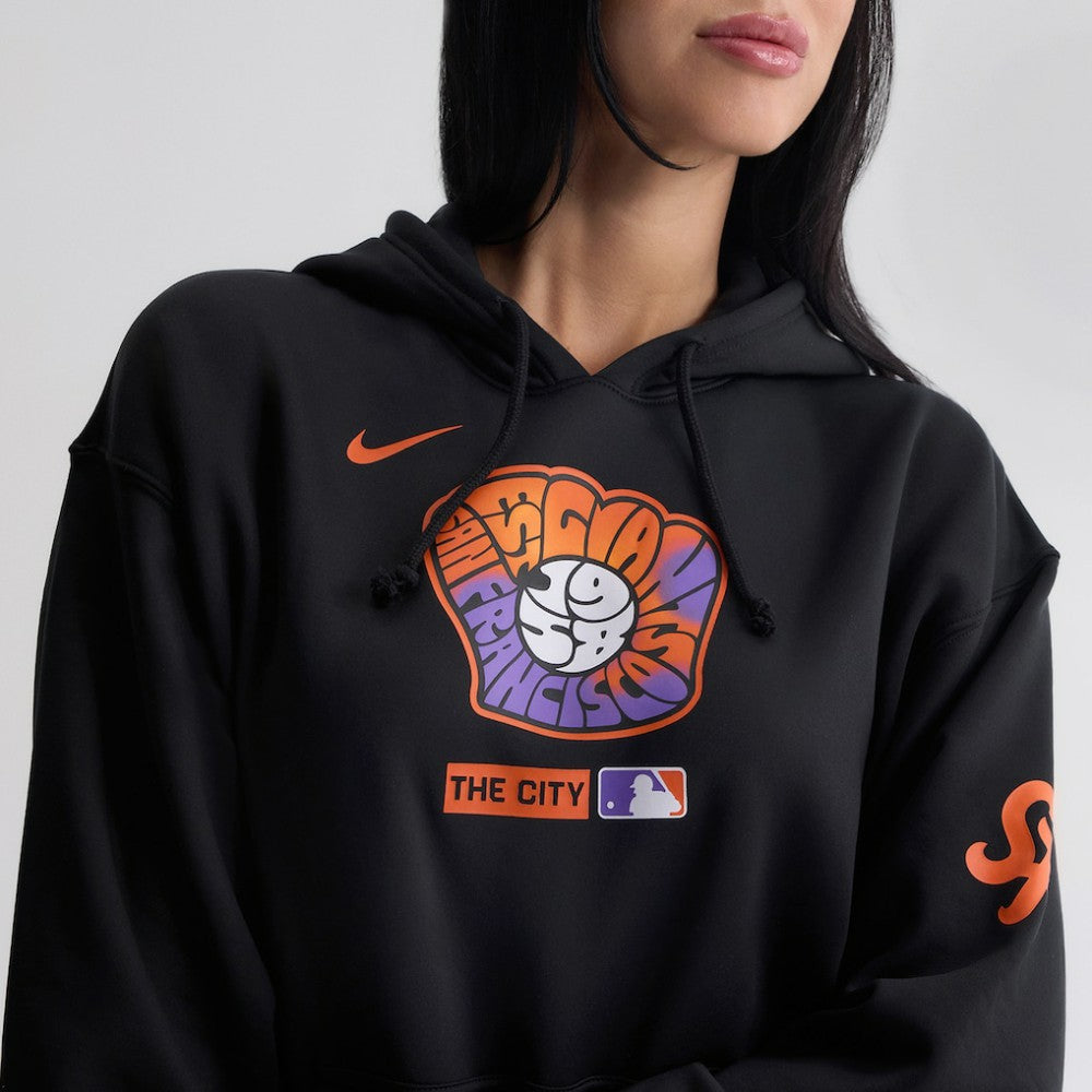 San Francisco Giants Women's Authentic Collection City Connect Therma Hoodie - Black | Nike