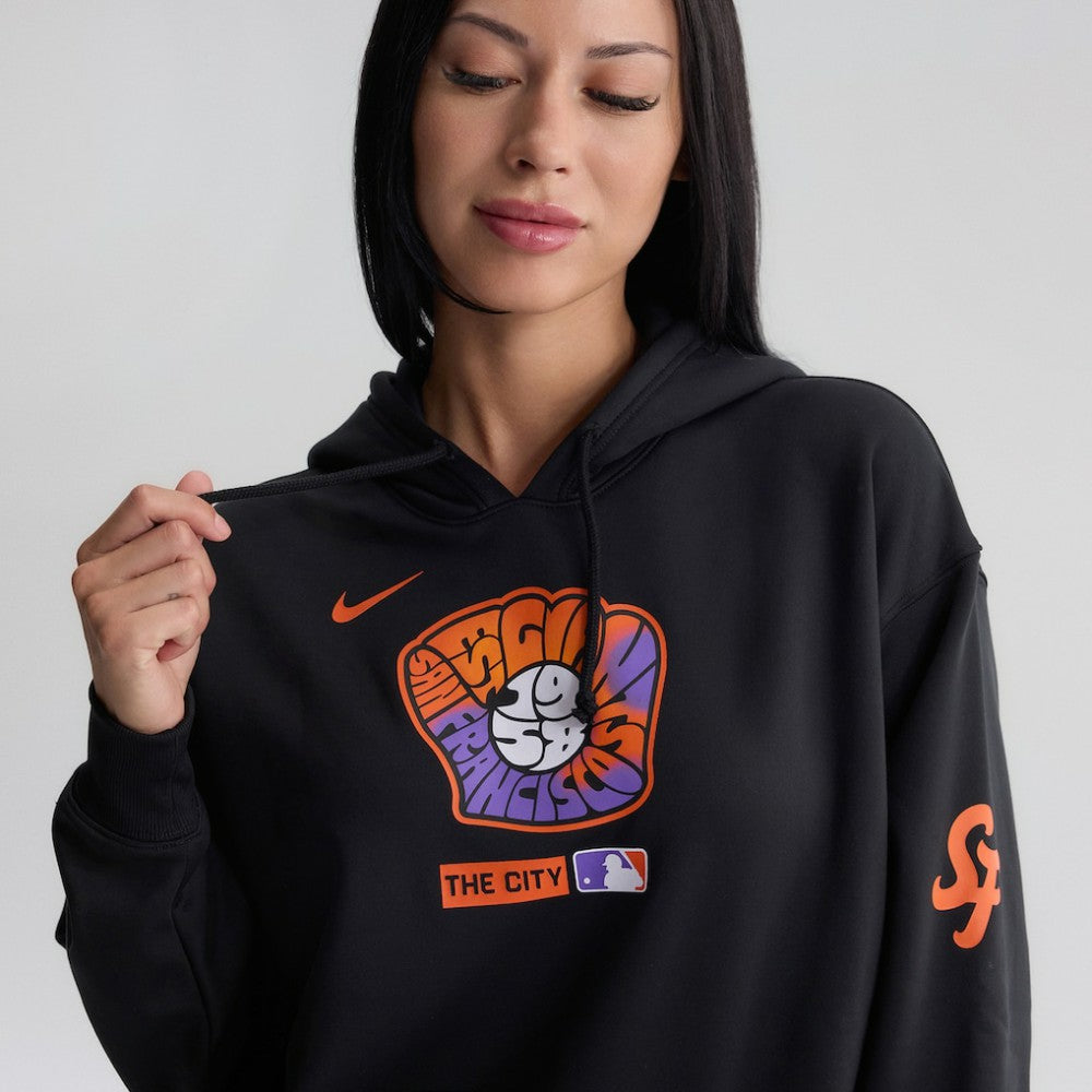 San Francisco Giants Women's Authentic Collection City Connect Therma Hoodie - Black | Nike
