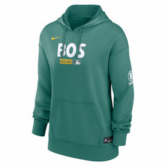 Boston Red Sox Women's Authentic Collection City Connect Therma Hoodie - Green | Nike