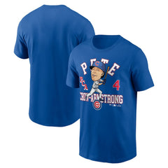 Pete Crow-Armstrong Chicago Cubs Hometown Caricature T-Shirt - Royal