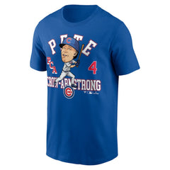 Pete Crow-Armstrong Chicago Cubs Hometown Caricature T-Shirt - Royal
