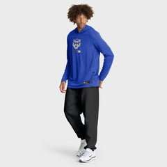 Detroit Tigers City Connect Dri-FIT Long Sleeve Hooded T-Shirt - Royal | Nike