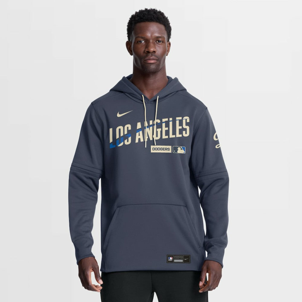 Los Angeles Dodgers Authentic Collection City Connect Therma-FIT Hoodie - Navy | Nike