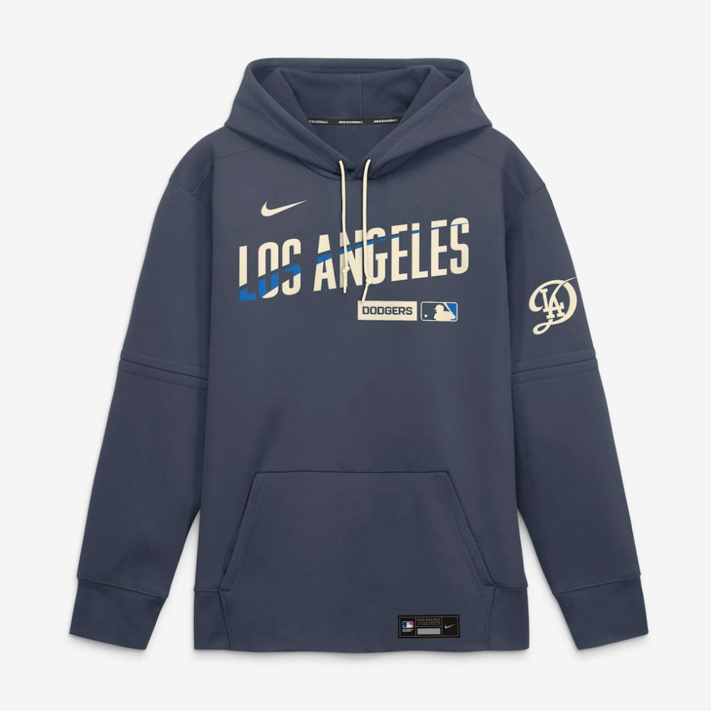 Los Angeles Dodgers Authentic Collection City Connect Therma-FIT Hoodie - Navy | Nike