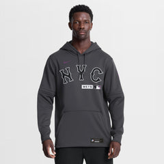 New York Mets Authentic Collection City Connect Therma-FIT Hoodie - Anthracite | Nike
