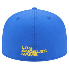 NFL Los Angeles Rams Overlap Wordmark 59FIFTY Fitted Hat