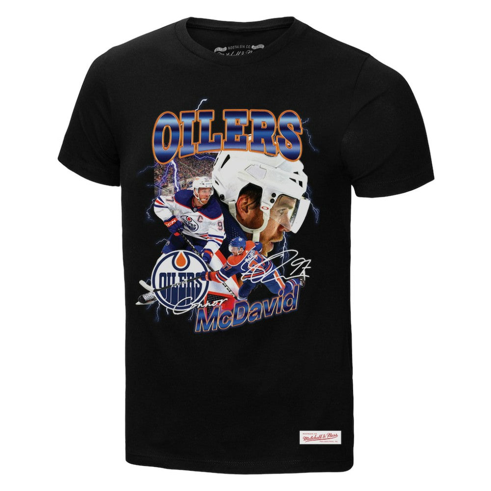 Connor McDavid Edmonton Oilers Mitchell & Ness 2.0 Player Graphic T-Shirt