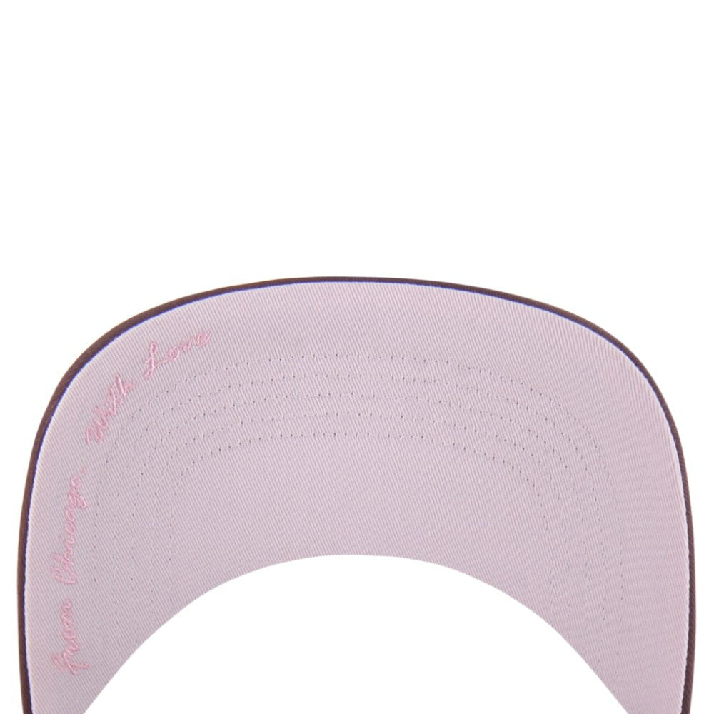 Chicago Cubs Unisex Love Letter Adjustable Hitch Hat - Stone/Burgundy | 47 brand