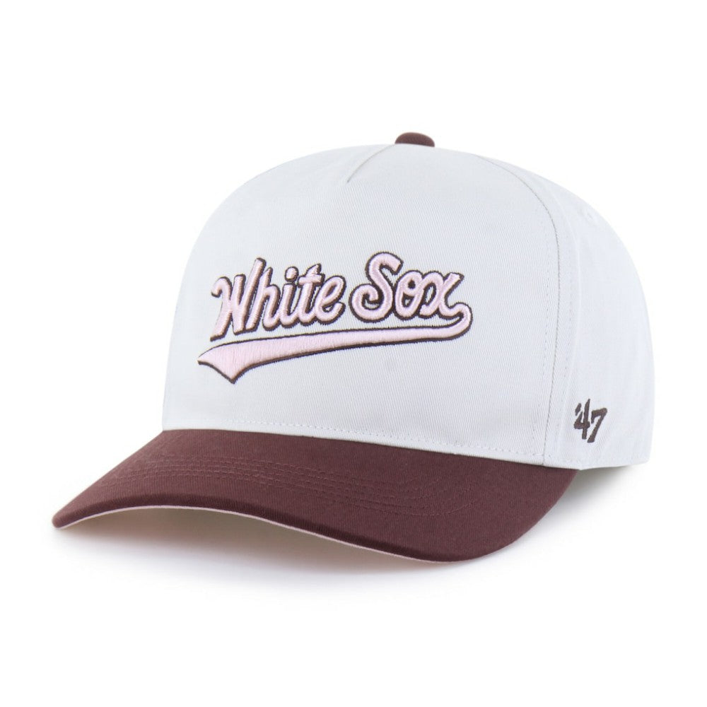 Chicago White Sox Unisex Love Letter Adjustable Hitch Hat - Stone/Burgundy | 47 brand