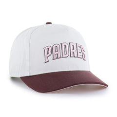 San Diego Padres Unisex Love Letter Adjustable Hitch Hat - Stone/Burgundy | 47 brand