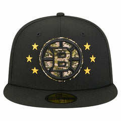 Boston Bruins New Era Military Appreciation Digital Camo Stars 59FIFTY Fitted Hat