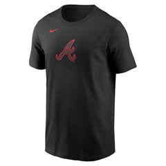 Atlanta Braves Color Pop T-Shirt - Black | Nike