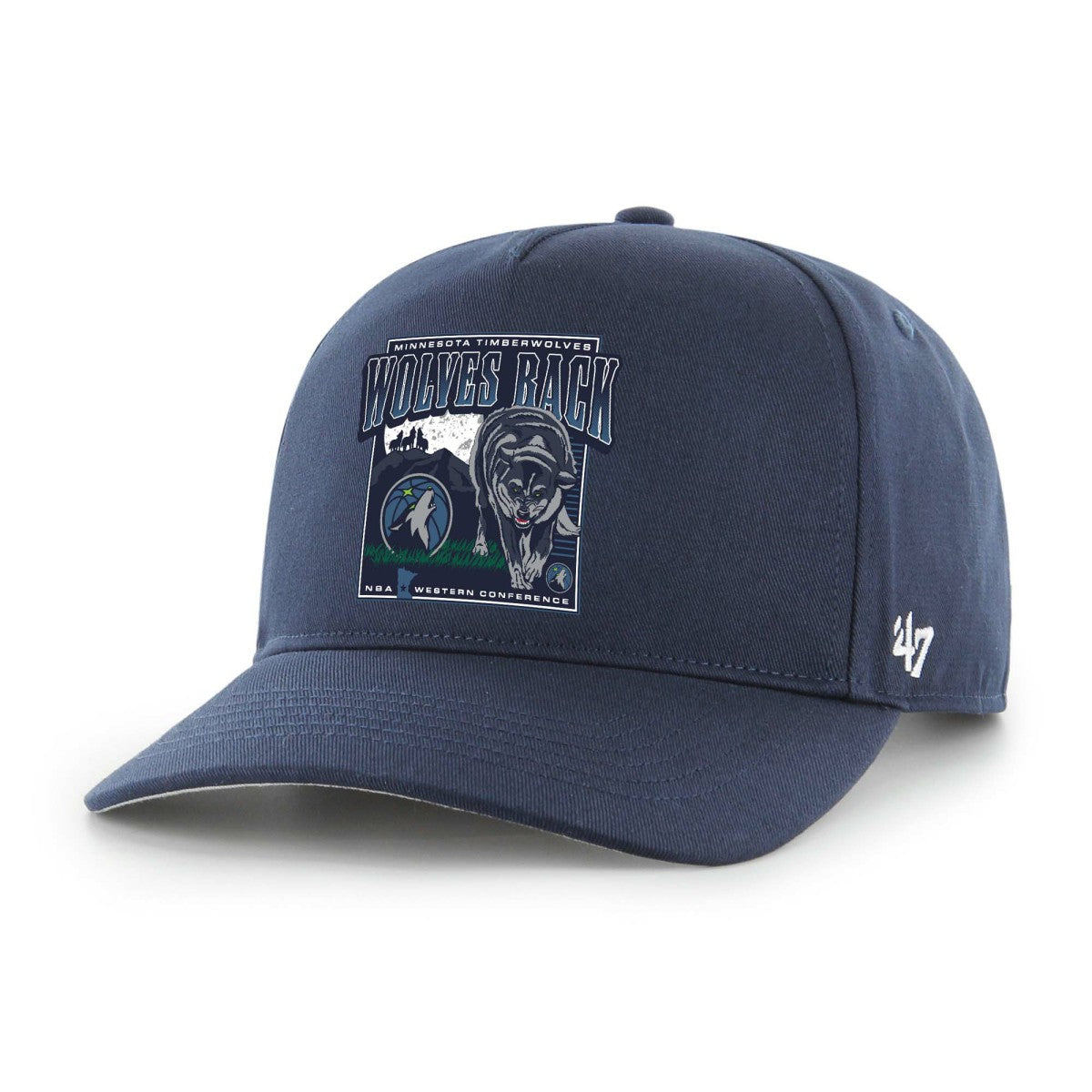 Minnesota Timberwolves '47 Solid Hitch Adjustable Hat - Navy | 47 brand online