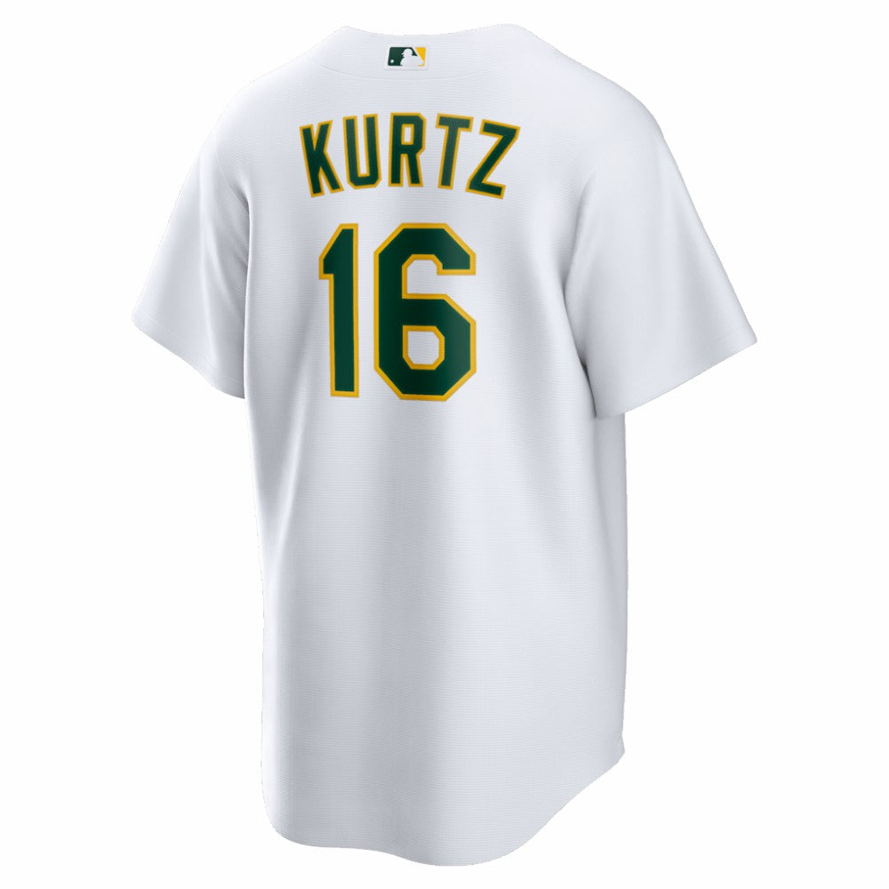 Nick Kurtz Athletics Home Replica Player Jersey - White | Nike
