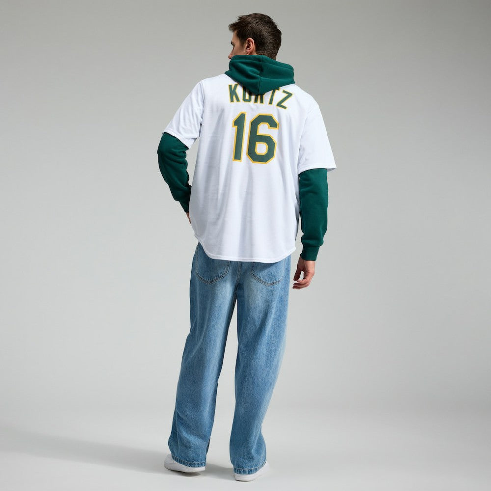 Nick Kurtz Athletics Home Replica Player Jersey - White | Nike