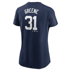 Riley Greene Detroit Tigers Women's Cooperstown Collection Fuse Name & Number T-Shirt - Navy | Nike