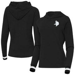 NFL Minnesota Vikings Antigua Women's Trek Raglan Pullover Hoodie