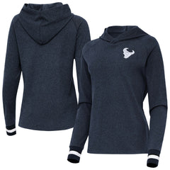 NFL Houston Texans Antigua Women's Trek Raglan Pullover Hoodie