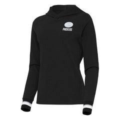 NFL Green Bay Packers Antigua Women's Trek Raglan Pullover Hoodie