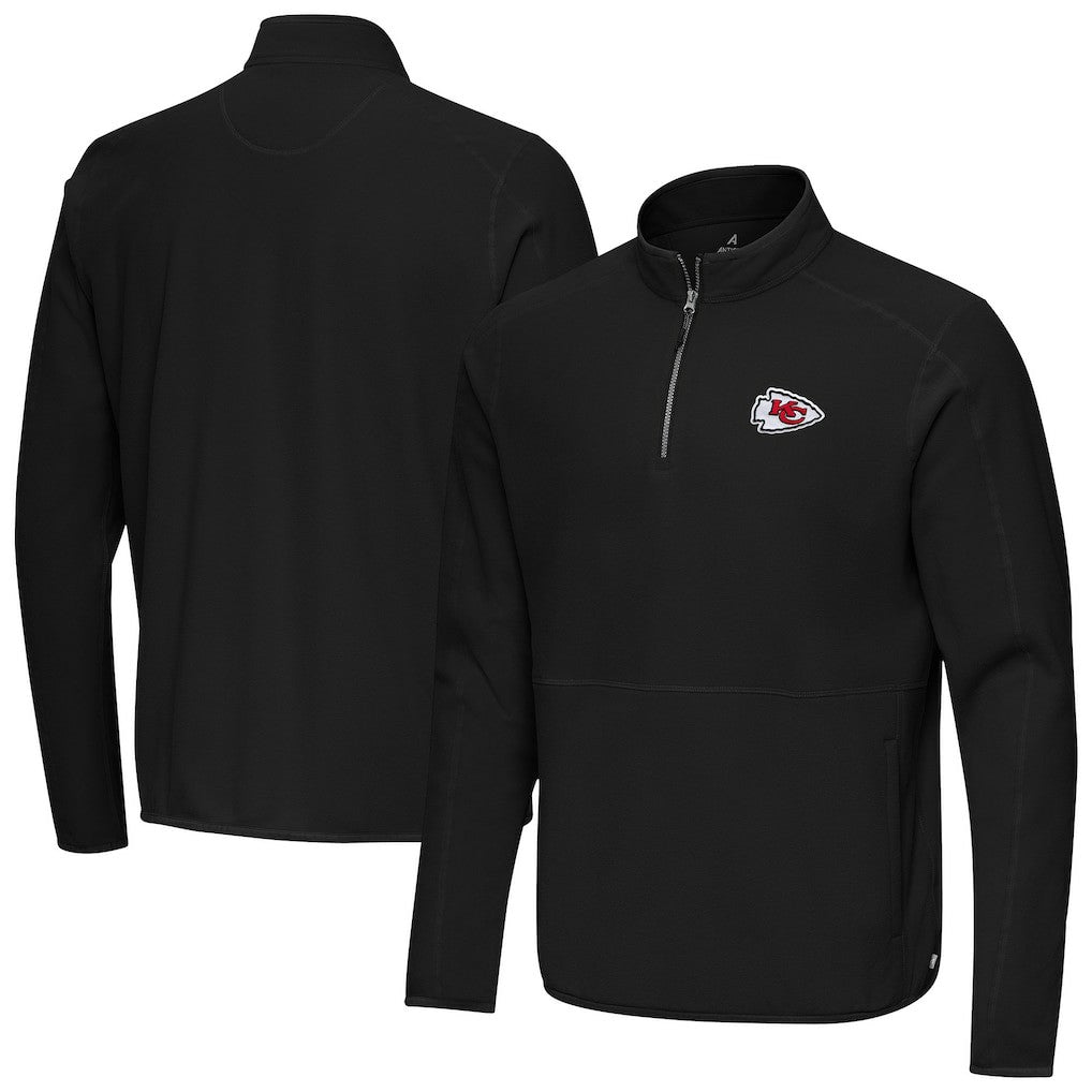 NFL Kansas City Chiefs Antigua Step Up Quarter-Zip Pullover
